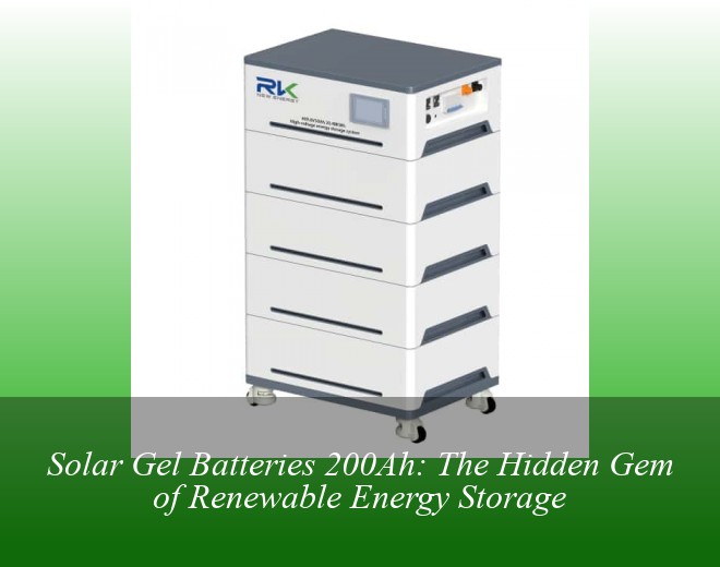 Solar Gel Batteries 200Ah: The Hidden Gem of Renewable Energy Storage